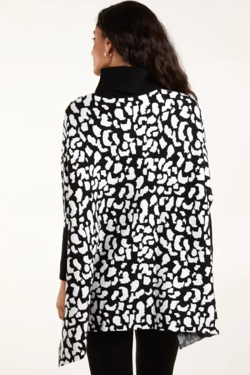 Spot Roll Neck Jumper