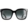 Square Black With Green and Red Glitter Grey Gradient GG0034SN Sunglasses