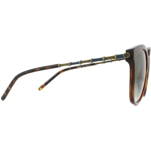 Square Havana Green Gradient Sunglasses