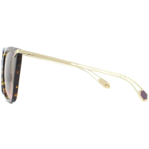 Square Havana Orange Gradient Light Grey Sunglasses