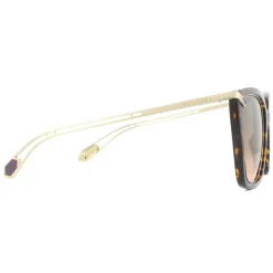 Square Havana Orange Gradient Light Grey Sunglasses