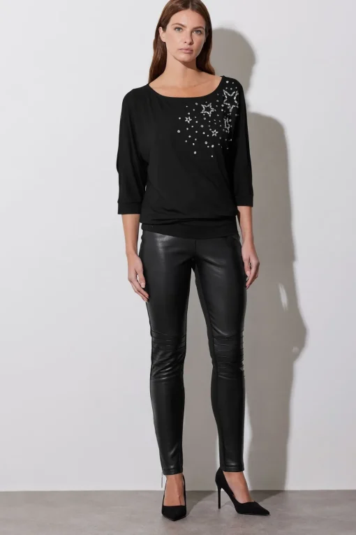 Star Diamante Embellished Top
