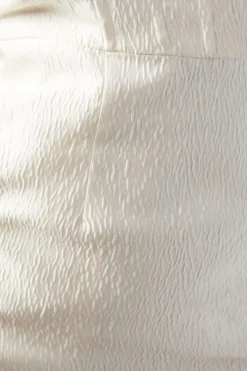 Statement Bow Bardot Bridal Mini Dress