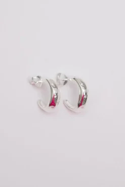 Sterling Silver 925 Multi Stone Hoop Earrings