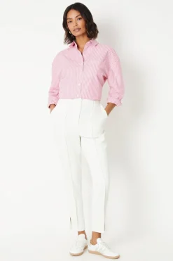 Stitch Detail Tapered Trouser