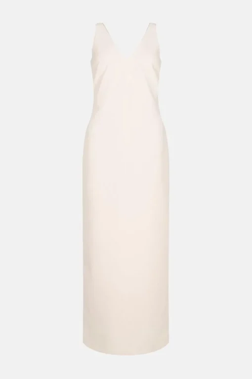 Strappy Slim Column Dress