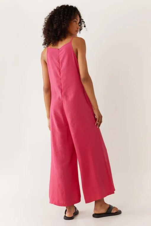 Strappy Wide Leg Jumpsuit