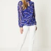 Stretch Cigarette Belted Trousers