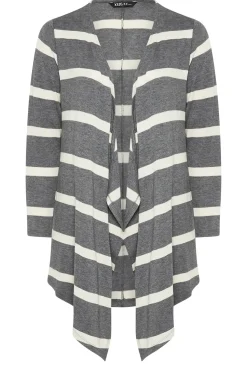 Stripe Waterfall Cardigan