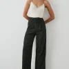 Stripe Wide Leg Trouser