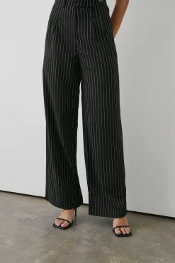Stripe Wide Leg Trouser