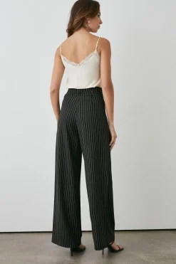 Stripe Wide Leg Trouser