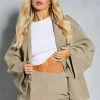 Tailored Kimono Sleeve Oversized Blazer