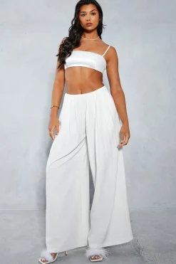 Tailored Oversized Pleat Detail Trousers