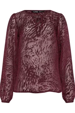 Tall Animal Burnout Blouse