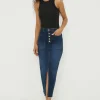 Tall Button Midaxi Skirt