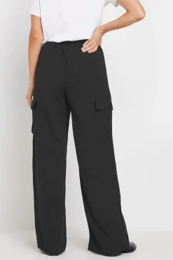 Tall Cargo Crepe Wide Leg Trousers