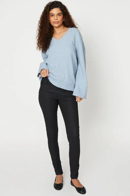 Tall Coated Skinny Jean