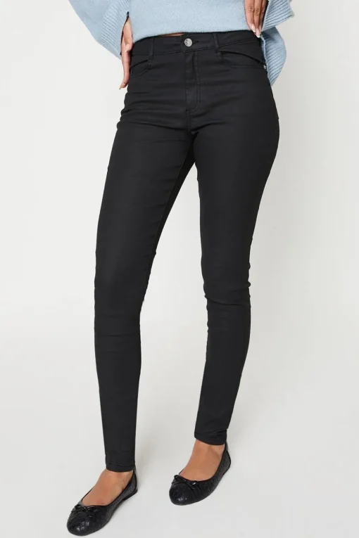 Tall Coated Skinny Jean