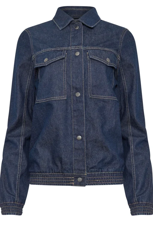 Tall Denim Bomber Jacket