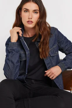 Tall Denim Bomber Jacket