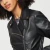Tall Faux Leather Biker