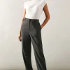 Tall High Waist Straight Leg Trouser