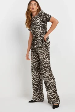 Tall Leopard Print Trousers