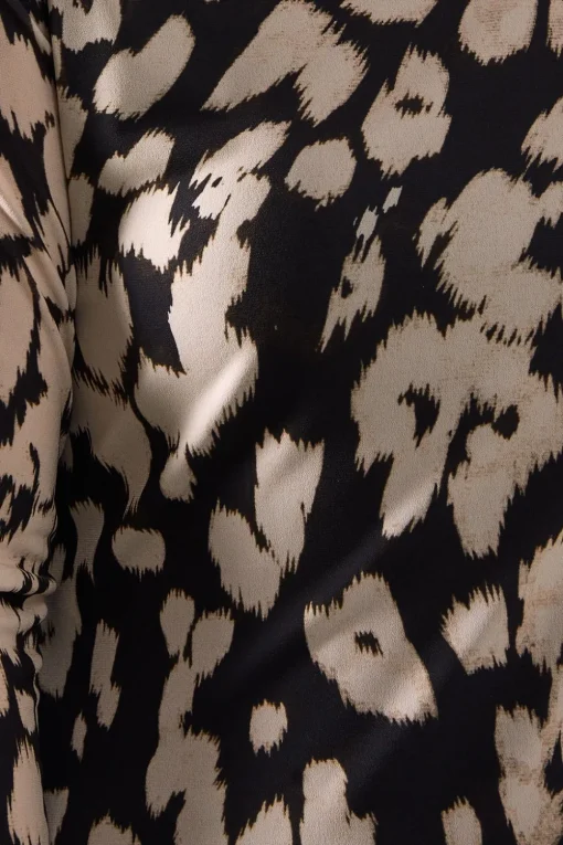 Tall Mono Scratch Print Jersey Shift Dress