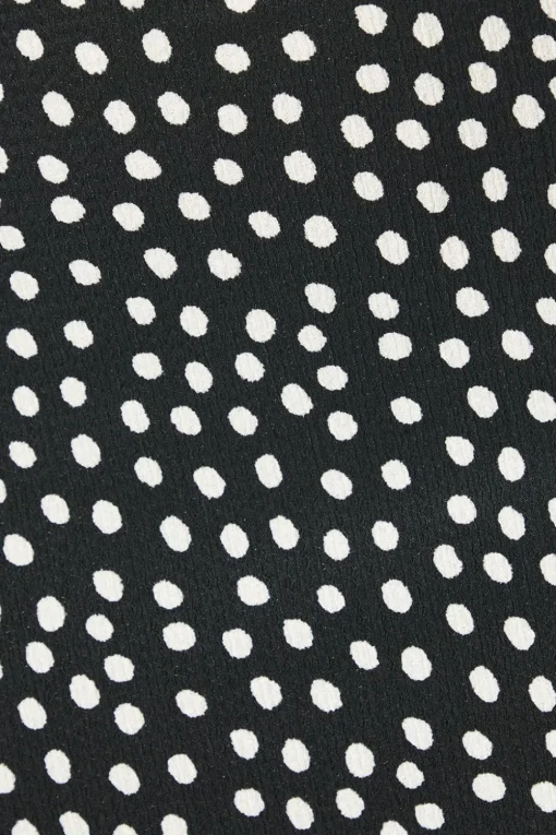 Tall Mono Spot Wrap Mini Dress