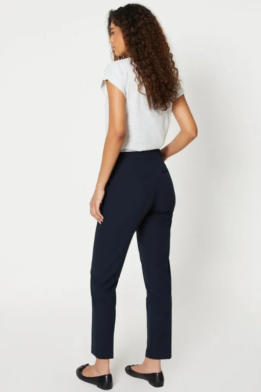 Tall Navy Ankle Grazer Trouser