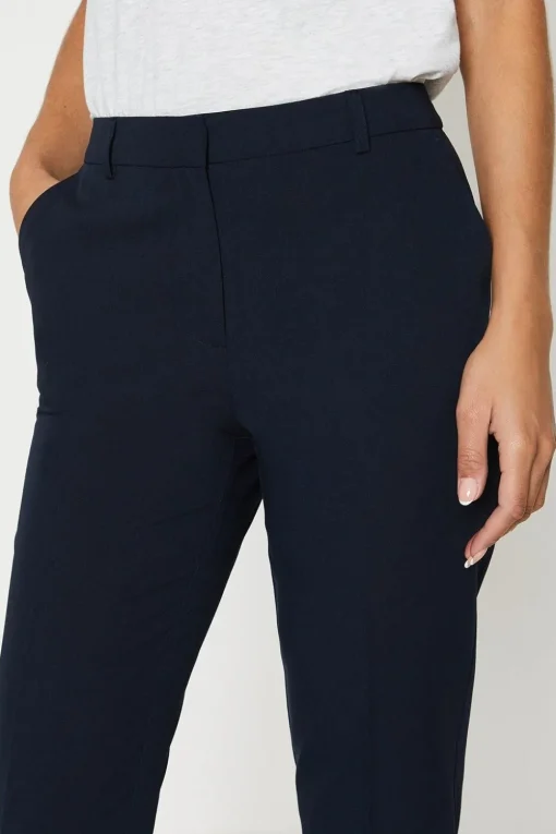 Tall Navy Ankle Grazer Trouser