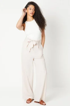 Tall Paperbag Straight Leg Trouser