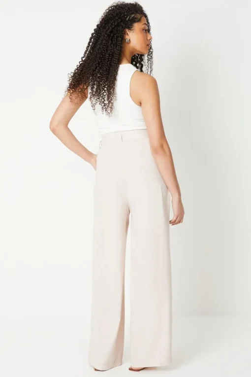 Tall Paperbag Straight Leg Trouser
