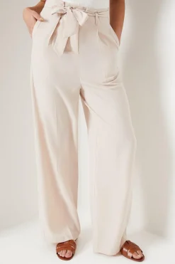 Tall Paperbag Straight Leg Trouser