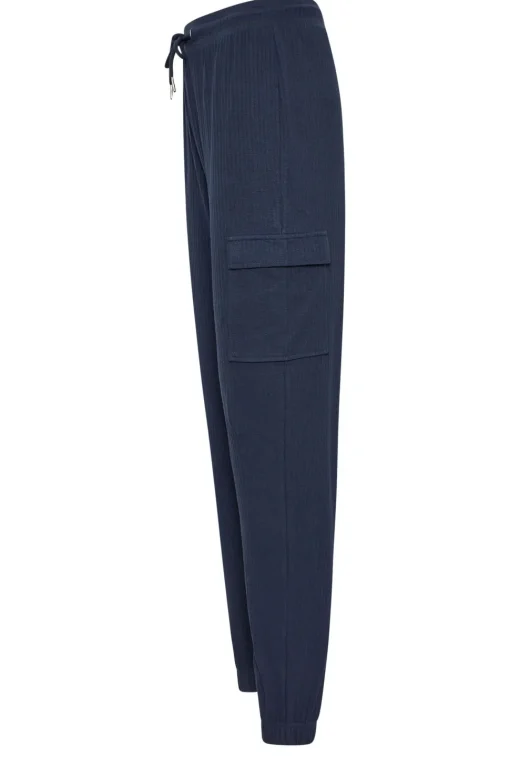 Tall Ribbed Cargo Joggers
