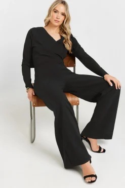 Tall Scuba Wrap Jumpsuit