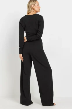 Tall Scuba Wrap Jumpsuit