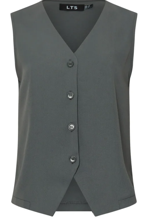 Tall Sleeveless Waistcoat Top