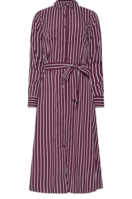 Tall Striped Shirt Dress