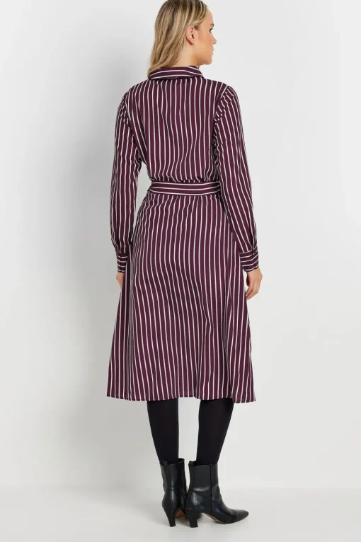 Tall Striped Shirt Dress