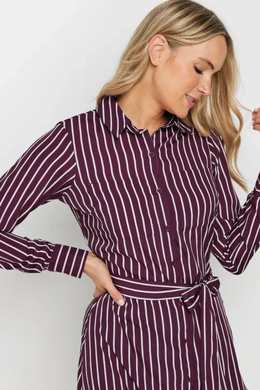 Tall Striped Shirt Dress