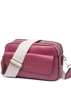 Tassel Front Pocket Crossbody Bag