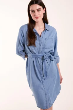 Tencel Shirt Dress