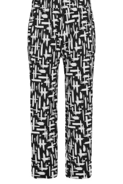 Textured Wide Leg Trousers
