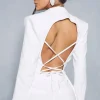 Tie Back Detail Blazer