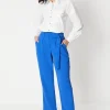 Tie Detail High Waisted Trousers