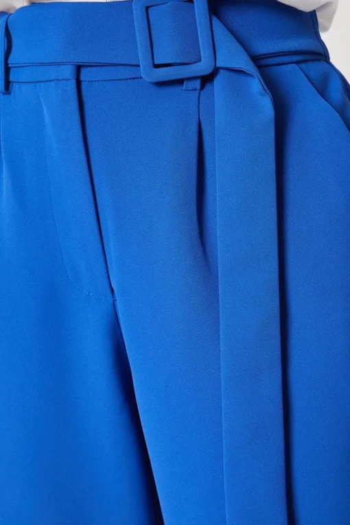 Tie Detail High Waisted Trousers