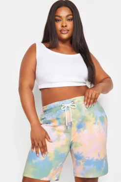 Tie Dye Jogger Shorts