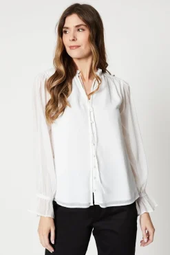 Tie Neck Boho Blouse